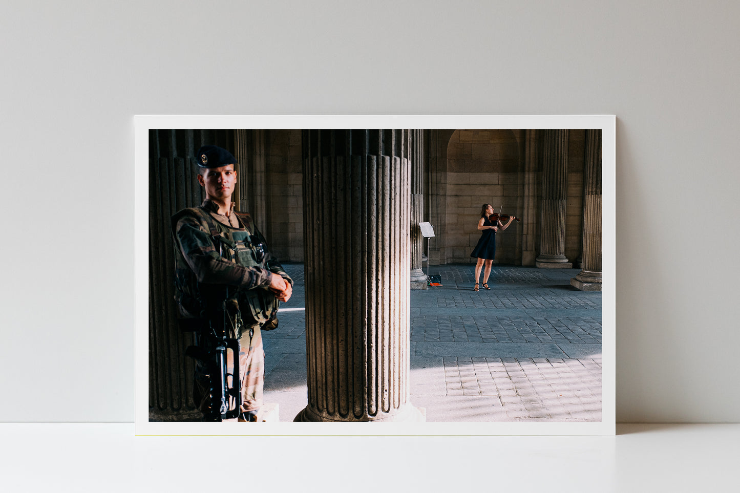 Musician and Soldier (Frameless Print)