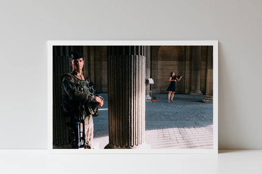 Musician and Soldier (8x12 inch Frameless Print)